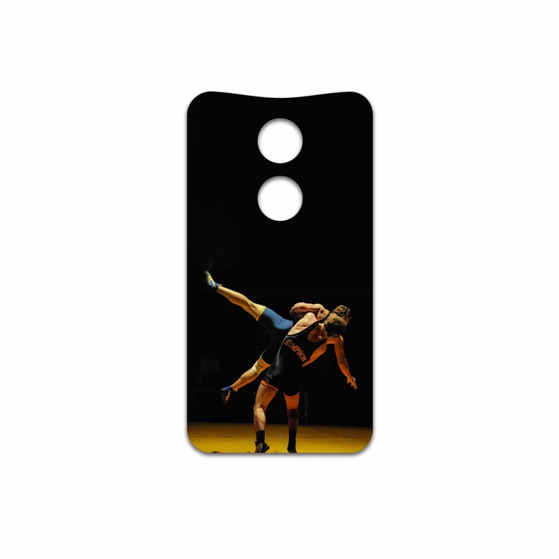 برچسب پوششی ماهوت مدل Wrestling مناسب برای گوشی موبایل موتورولا Moto X 2014