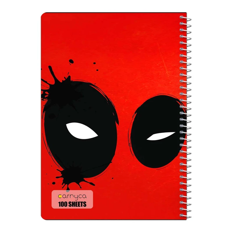 دفتر مشق 100 برگ سیمی کارنیکا طرح ددپول Deadpool کد 38283
