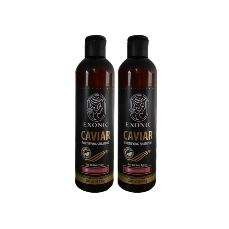 شامپو تقویت کننده مو اکسونیک مدل خاویار حجم 300 میلی لیتر مجموعه 2 عددی