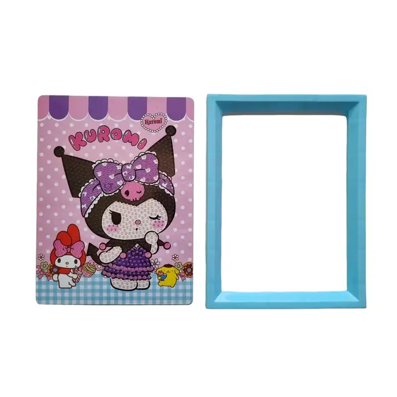 بازی آموزشی مدل ساخت تابلو نقاشی الماسی قاب دار طرح کرومی و ملودی02