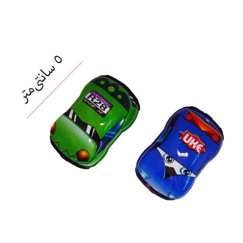 ماشین بازی مدل مینیاتوری عقب کش کد 10 مجموعه دو عددی