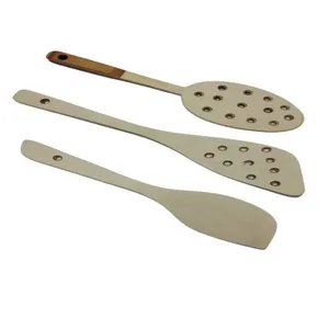 کفگیر چوبی مدل RX_350 مجموعه 3 عددی