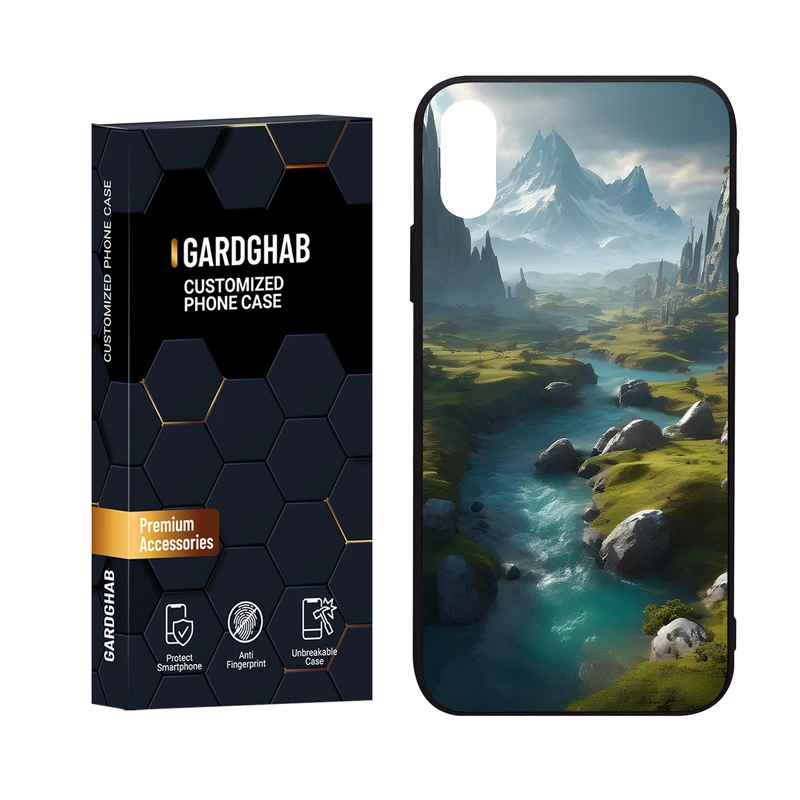 کاور گارد قاب مدل هنری مناسب برای گوشی موبایل اپل iPhone X/Xs