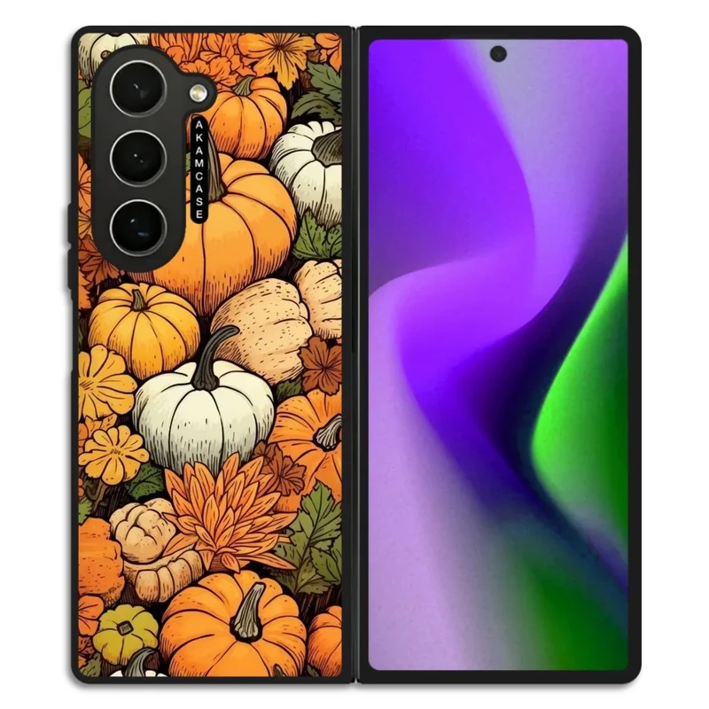 کاور آکام مدل AMC-WSGZFOLD6-PUMPKIN-5 مناسب برای گوشی موبایل سامسونگ Galaxy Z Fold 6
