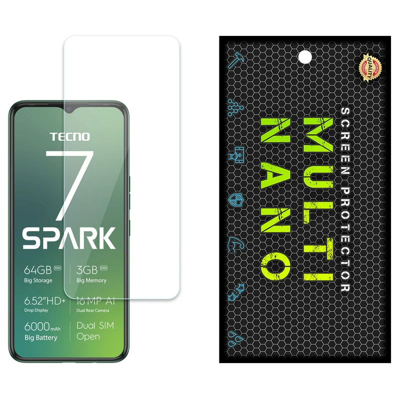 محافظ صفحه نمایش مولتی نانو مدل X-S1N مناسب برای گوشی موبایل تکنو Spark 7