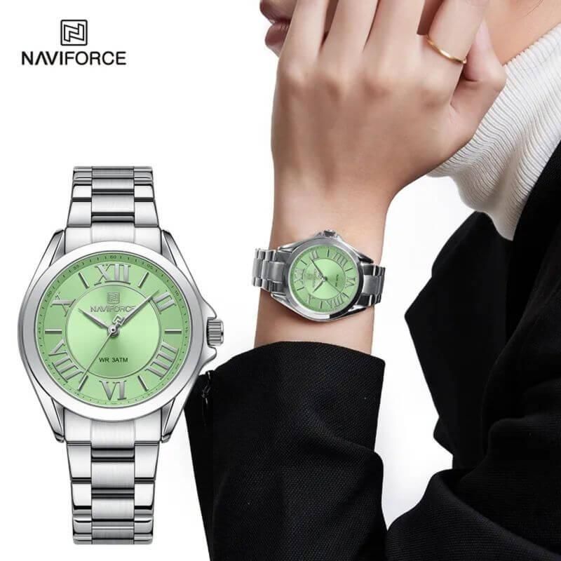 ساعت مچی عقربه ای زنانه نیوی فورس مدل nf5037 -  - 3