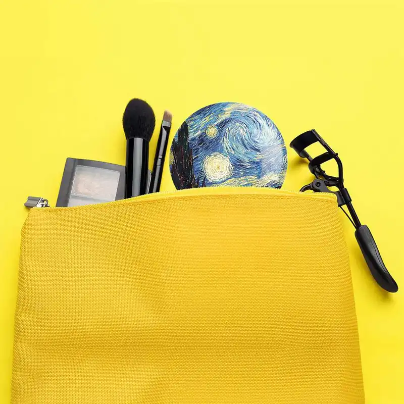 آینه جیبی خندالو مدل شب پر ستاره ونگوگ کد 6012