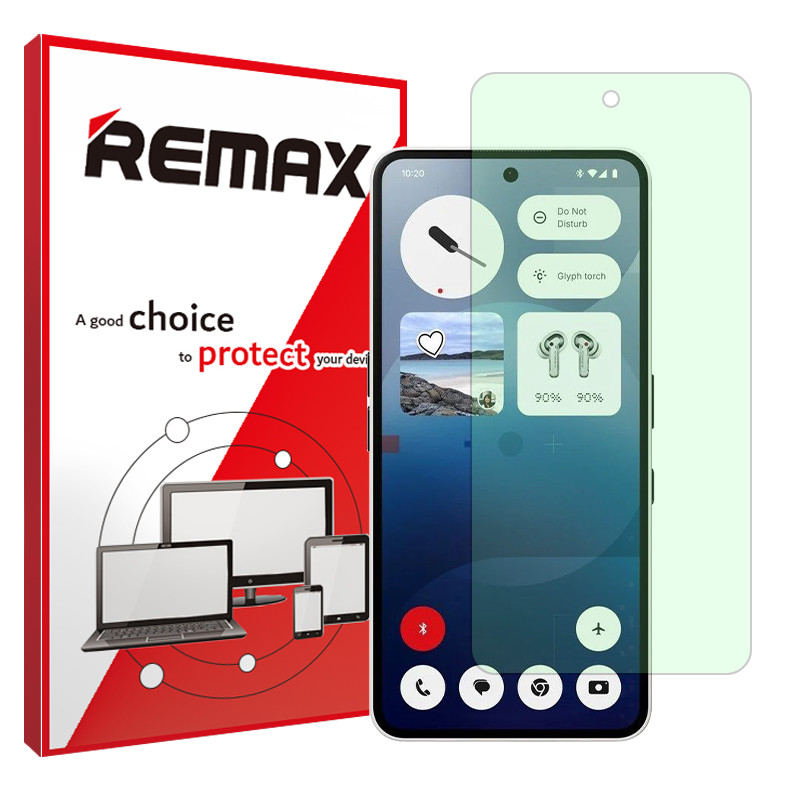 محافظ صفحه نمایش آنتی گرین ریمکس مدل Eye Care مناسب برای گوشی موبایل ناتینگ Phone 3a Pro