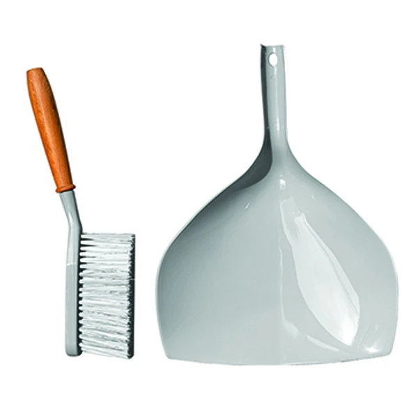 ست جارو و خاک انداز اطلس مدل دینا طرح دسته چوبی