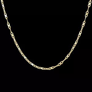 زنجیر طلا 18 عیار زنانه طلای مستجابی مدل پروانه کد M45