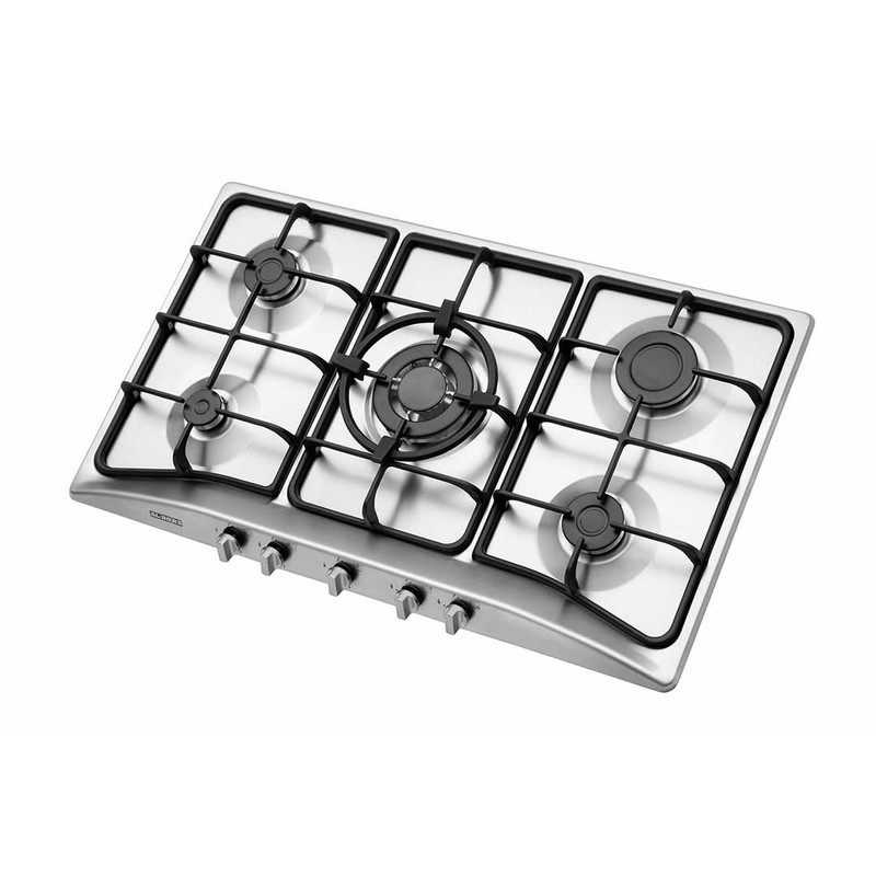 اجاق گاز صفحه‌ای پنج شعله استیل البرز مدل 5956i