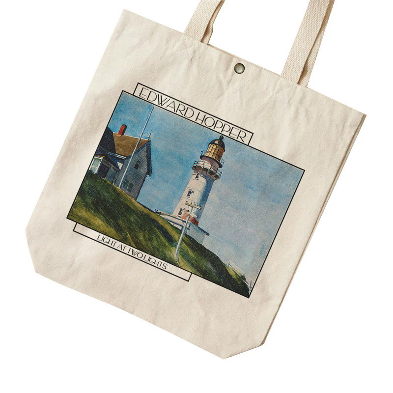 ساک خرید ترمه طراحان ایده مدل نور در دو چراغ از هاپر کد art0523 - S