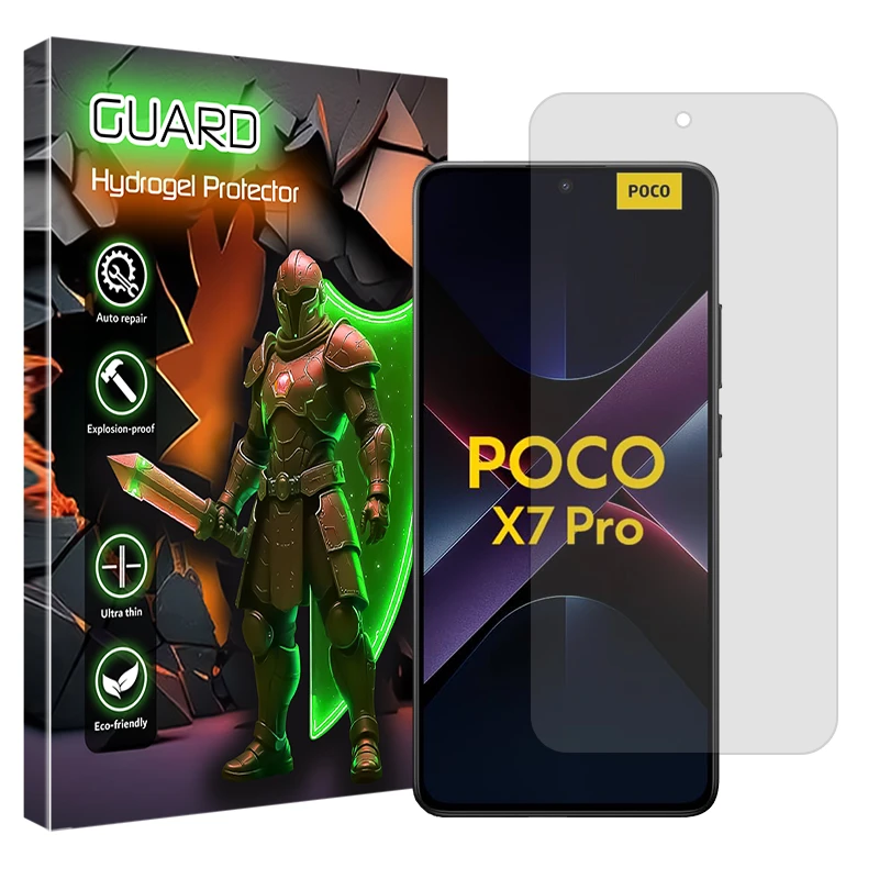 محافظ صفحه نمایش مات گارد مدل هیدروژلی مناسب برای گوشی موبایل شیائومی Poco X7 Pro