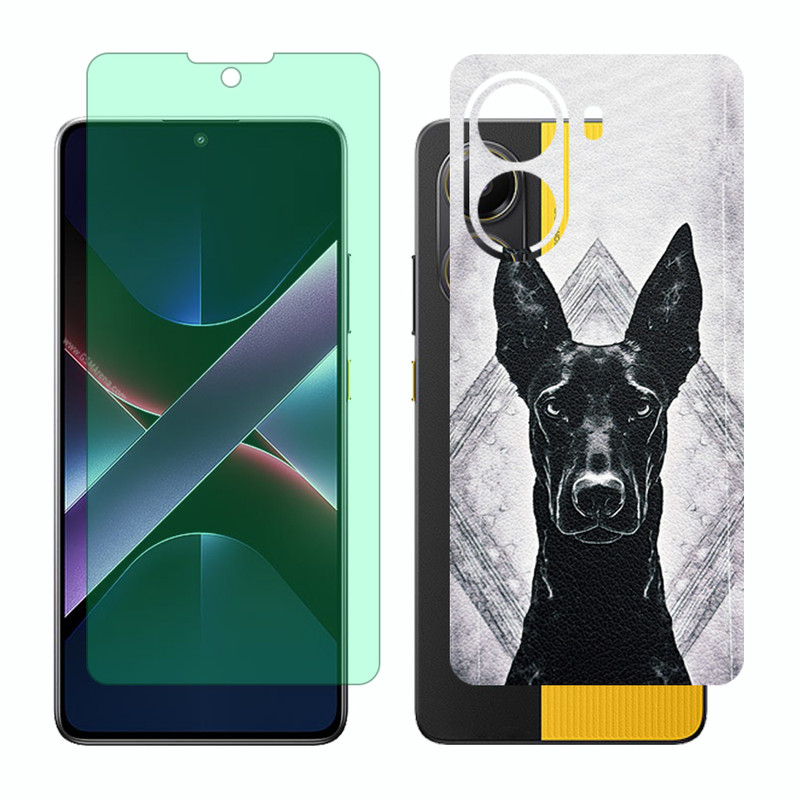 محافظ صفحه نمایش گرین لایت گلس مدل Together مناسب برای گوشی موبایل شیائومی Poco X7 Pro به همراه برچسب پوششی