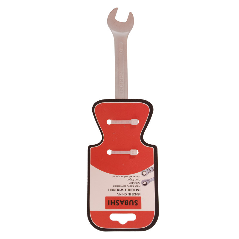 آچار یکسر تخت یکسر جغجغه ای سوباشی کد RSTV00499-10 سایز 10 میلی متر