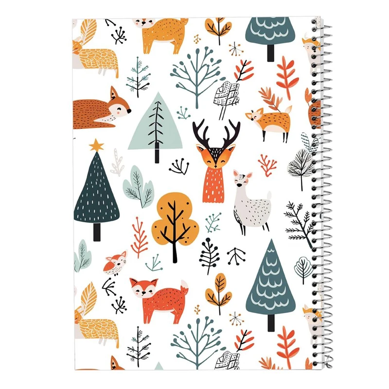 دفتر ژورنال نویسی 50 برگ مدوپد مدل نقطه ای طرح هیولای فانتزی کد DF16742