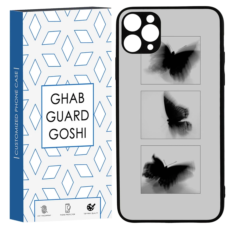 کاور قاب گارد گوشی طرح پروانه کد TPU-178 مناسب برای گوشی موبایل سامسونگ IPHONE 11promax