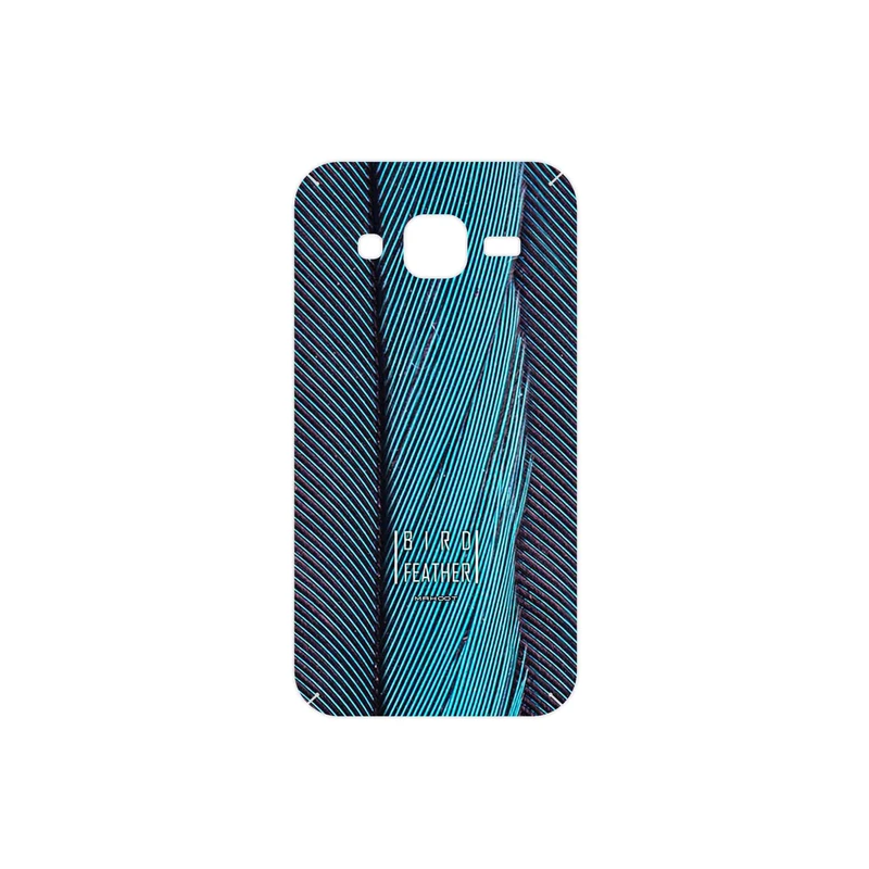 برچسب پوششی ماهوت مدل Turquoise feathers مناسب برای گوشی موبایل سامسونگ Galaxy Core Prime