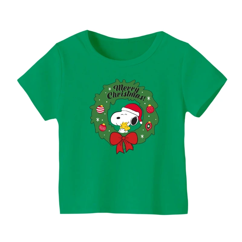 تی شرت آستین کوتاه بچگانه مدل اسنوپی کریسمس کد 5