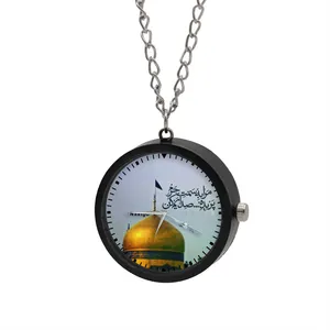 ساعت گردنبندی عقربه ای ناکسیگو مدل مرا به سمت حرم پر بده صدایم کن کد NF12651
