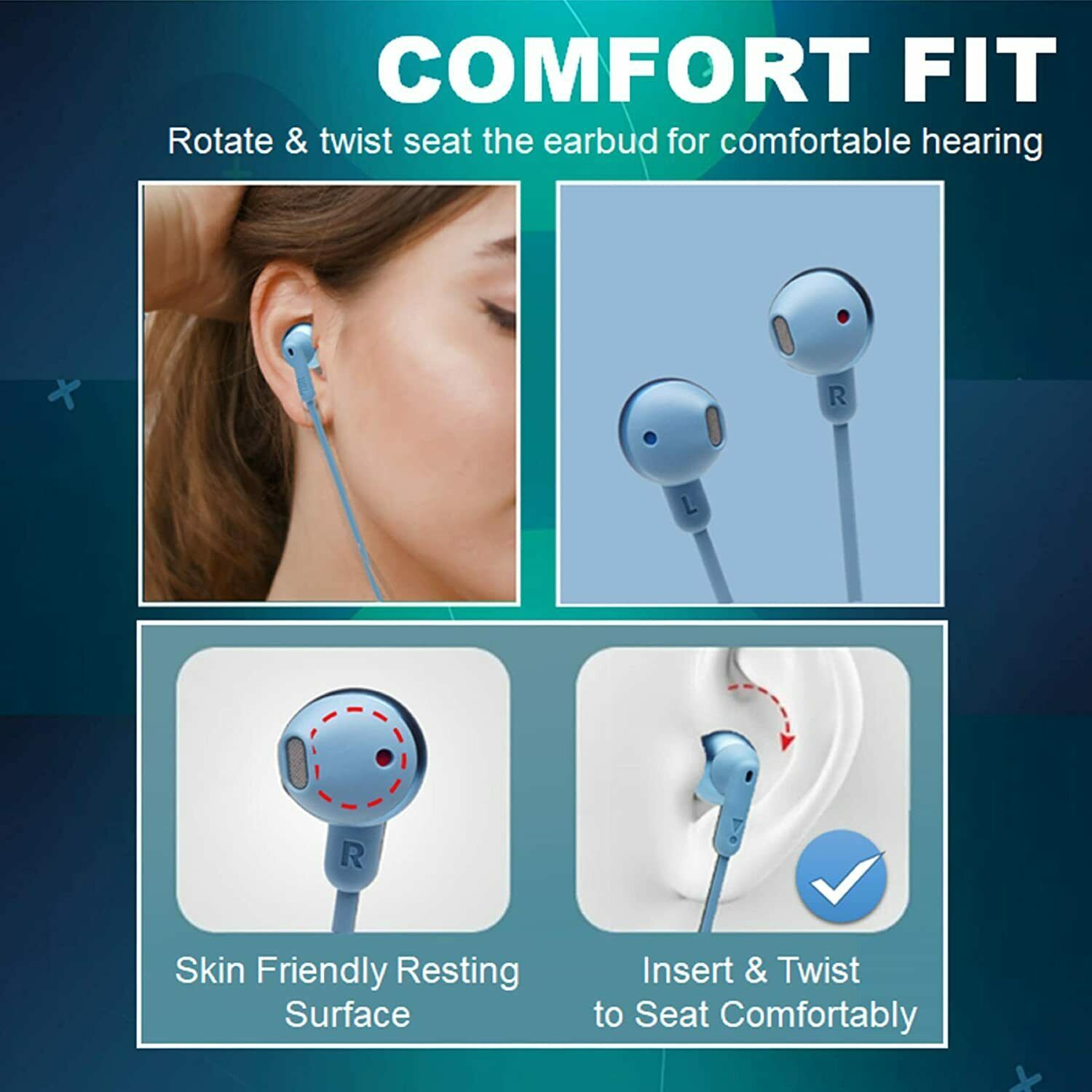 هدفون بی سیم جی بی ال مدل TUNE 215BT Wireless Bluetooth Earbuds -  - 5