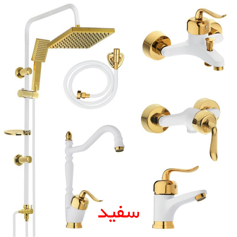 ست شیرآلات فراست پویا مدل قاصدک B50 مجموعه 6 عددی