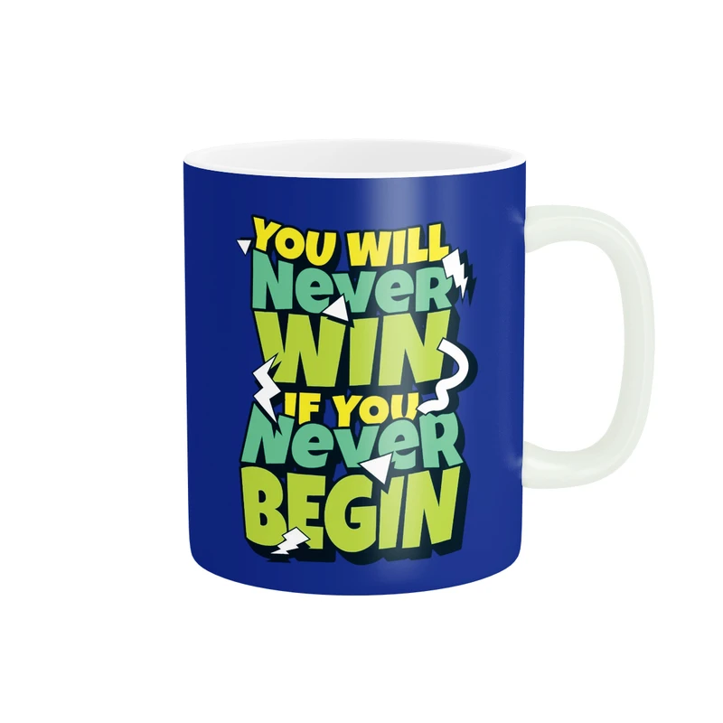 ماگ پاد آفرین مدل نوشته دار کد DKC931