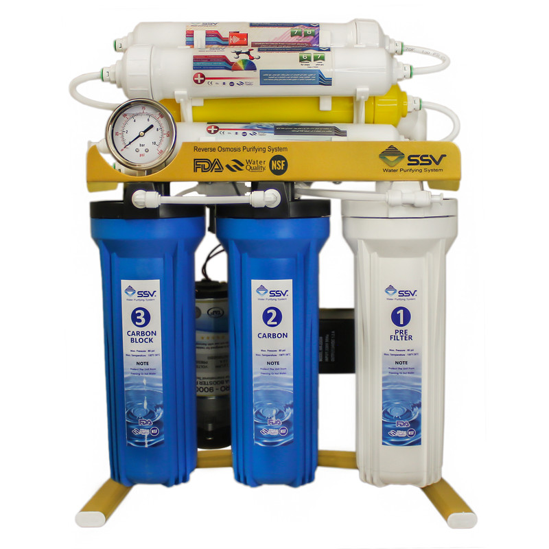 دستگاه تصفیه کننده آب اس اس وی مدل GoldenBlue x800