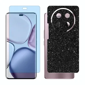 Glass Together model matte anti bluescreen protector suitable for Honor X9c mobile phone with back cover sticker