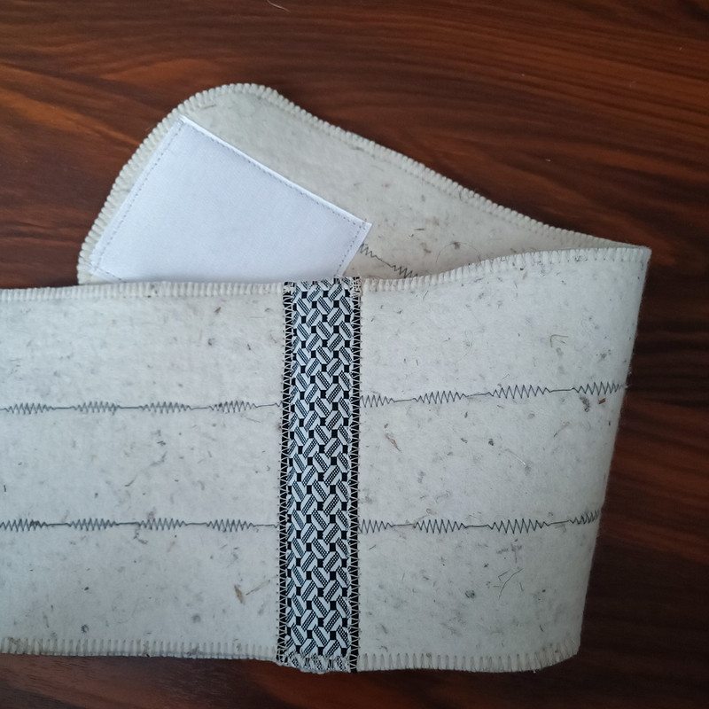 کمربند طبی خانه احسان مدل نمدی کد120 کمربند طبی خانه احسان مدل نمدی کد120