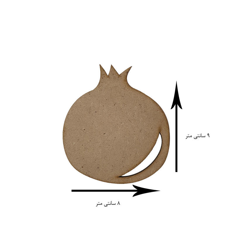 تخته چوب طرح انار بسته 6 عددی