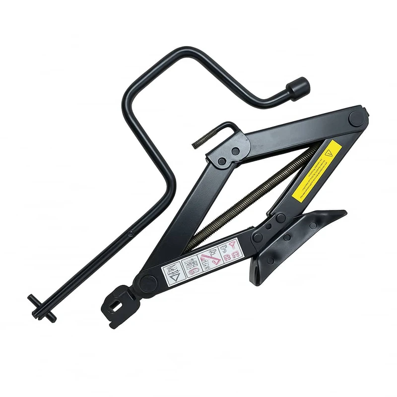 جک خودرو چیکال مدل B-38 ظرفیت 1.5 تن مناسب برای رنو L90 به همراه آچار مجموعه 2 عددی