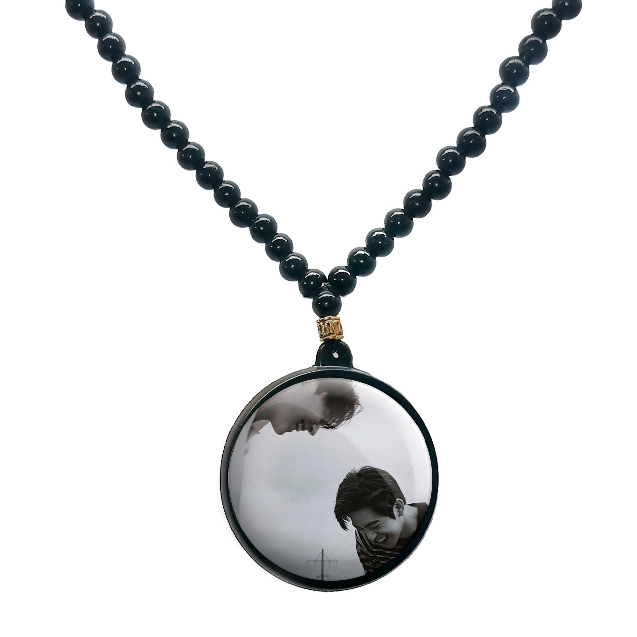 گردنبند پرمانه طرح GOT7 کد pmd.19219 مدل دو طرفه