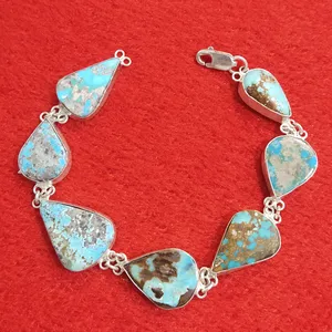 دستبند نقره زنانه سلین کالا مدل فیروزه ce-As34