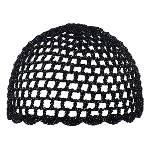 کلاه دستبافت زنانه مدل توری لمه ای کد 0111533