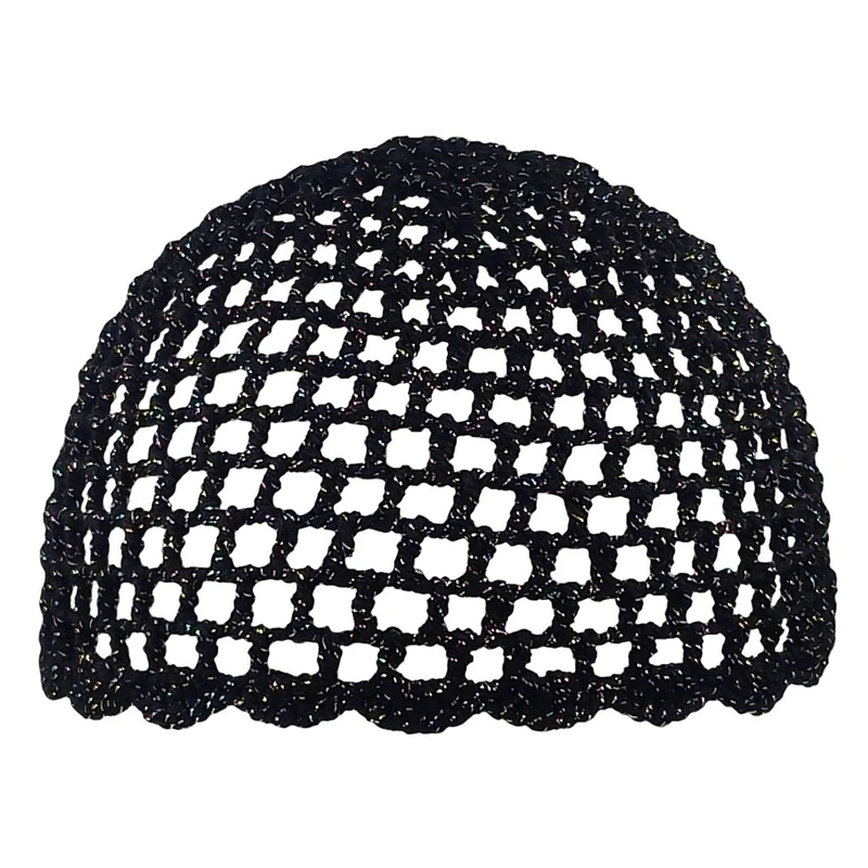 کلاه دستبافت زنانه مدل توری لمه ای کد 0111533