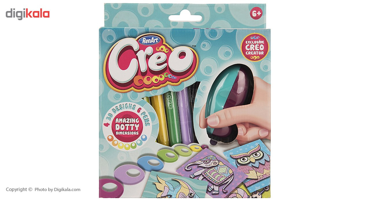 بسته ماژیک رن‌ آرت مدل Creo Amazing Dotty-2002