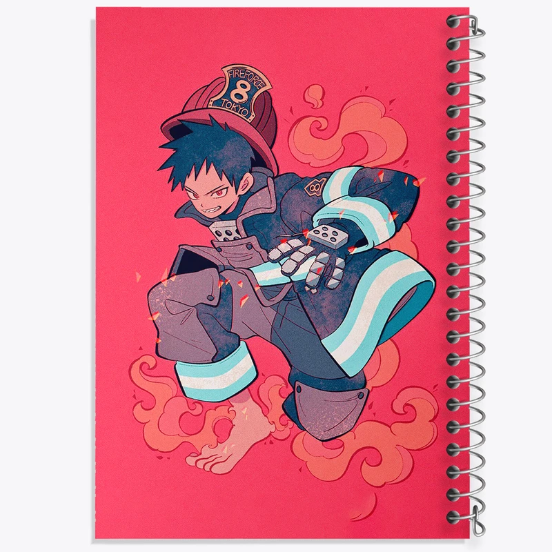 دفتر لیست خرید 50 برگ خندالو طرح شینرا انیمه نیروی آتش کد 32230