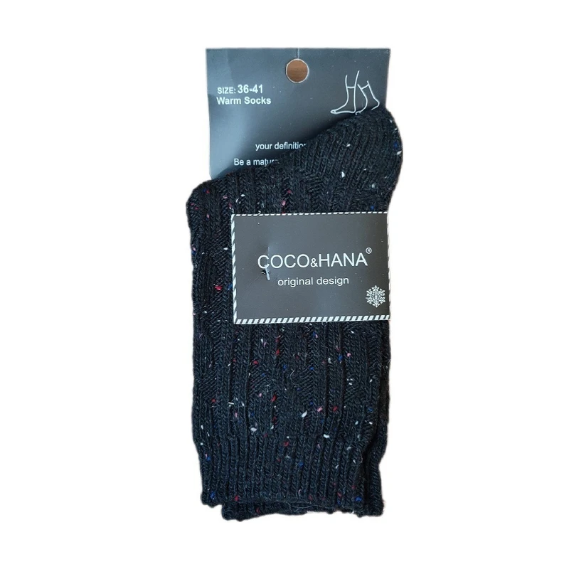 جوراب ساق بلند زنانه کوکو اند هانا مدل دونه برفی
