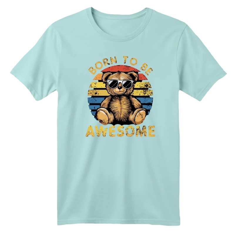 تی شرت آستین کوتاه بچگانه مدل خرس عینکی