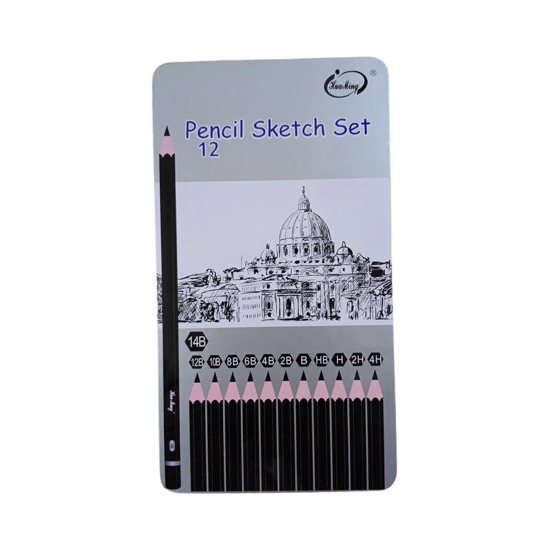 مداد طراحی هوآمینگ مدل B01 بسته 12 عددی