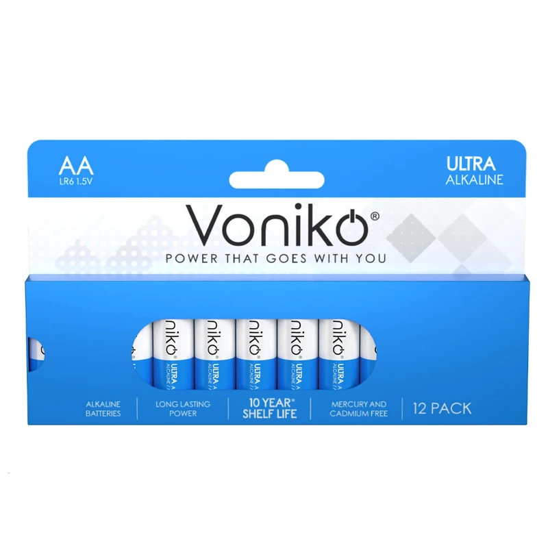 باتری قلمی ونیکو مدل اولترا آلکالاین بسته 12 عددی