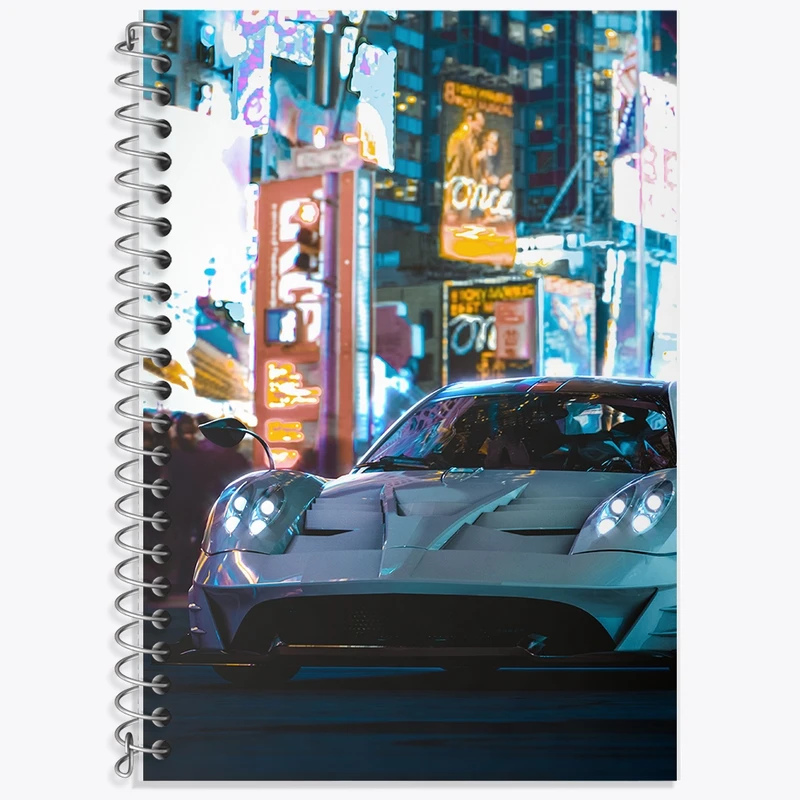 دفتر لغت 50 برگ خندالو طرح ماشین اسپرت کد F1010