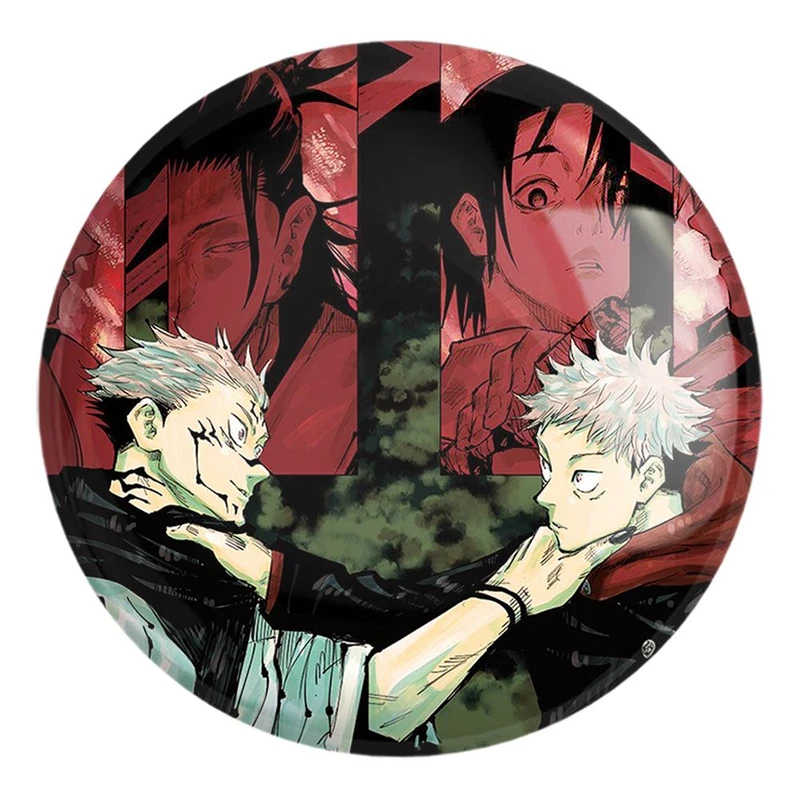 پیکسل خندالو طرح یوجی و سوکونا انیمه جوجوتسو کایزن کد 11080 مدل بزرگ