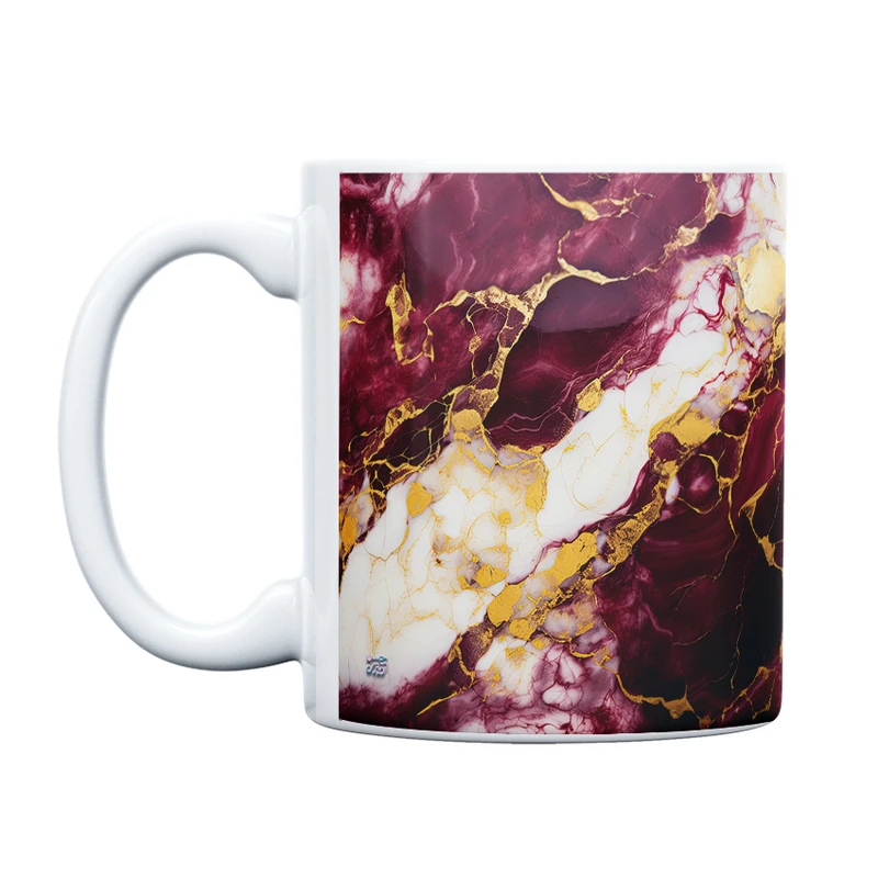 ماگ حس آمیزی طرح Marble مدل مرمر کد 070