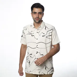 پیراهن آستین کوتاه مردانه کیکی رایکی مدل MBB20137-014