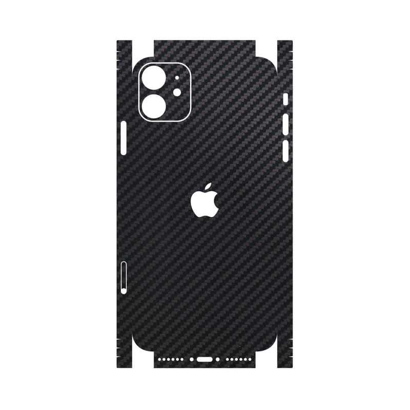برچسب پوششی ماهوت مدل Carbon-Fiber-FullSkin مناسب برای گوشی موبایل اپل iPhone 11