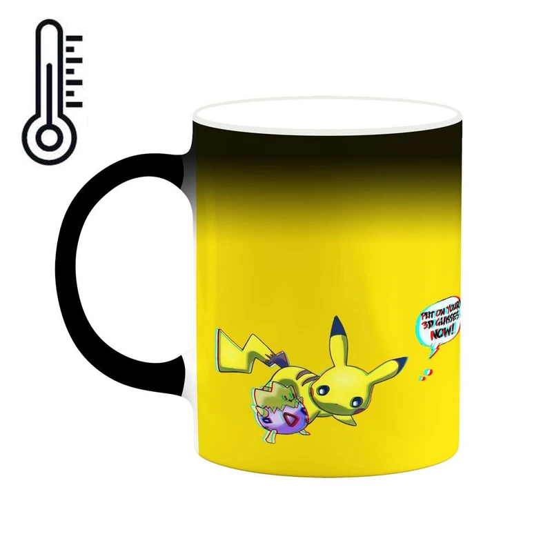 ماگ حرارتی کاکتی مدل بازی پوکمون Pokemon Yellow کد mgh29926