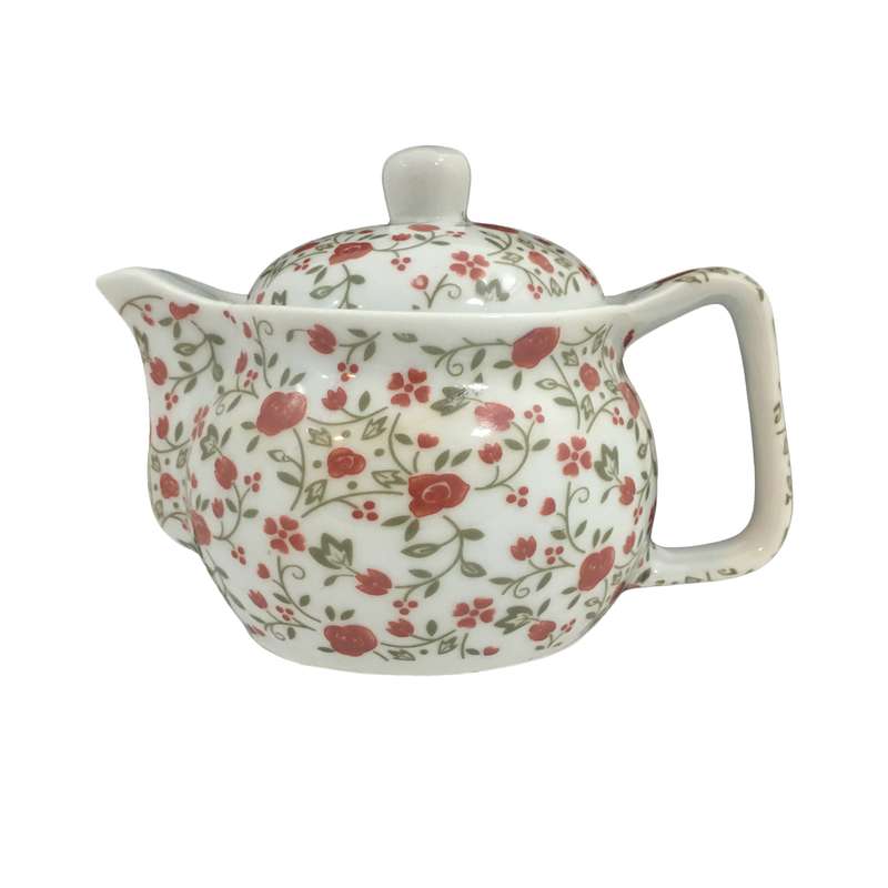 قوری مدل شکوفه های سرخ