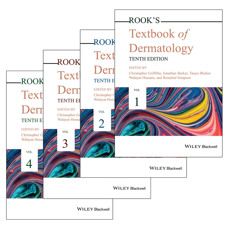 کتاب 2024 Rook's Textbook of Dermatology اثر جمعی از نویسندگان انتشارات ویلی 4 جلدی